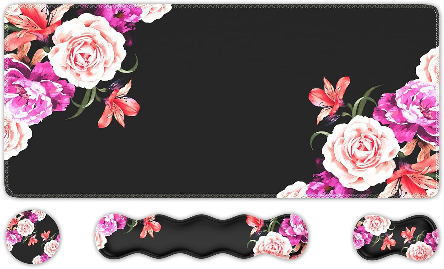 Peony Flower Full Desk Setup Combo