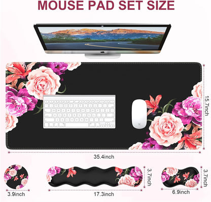 Peony Flower Full Desk Setup Combo