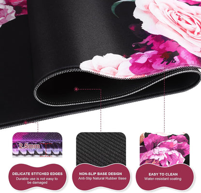 Peony Flower Full Desk Setup Combo