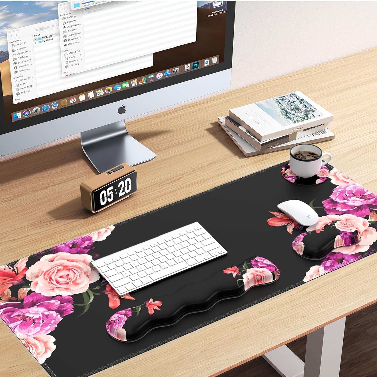Peony Flower Full Desk Setup Combo